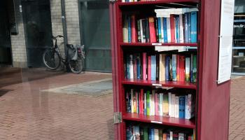 Bücherschrank geputzt